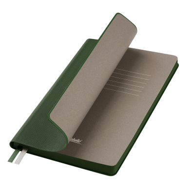 Ежедневник Rain недатированный, зеленый-0