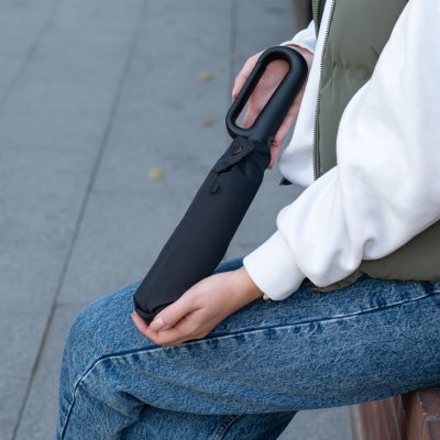 Зонт складной Azimut, черный-15