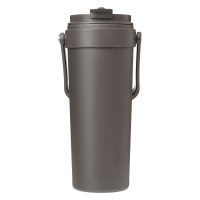 Термокружка вакуумная Solo, серая-0