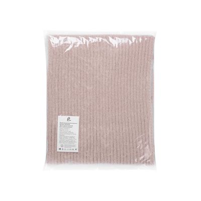 Шарф Forges вязаный, дымчато-розовый-4