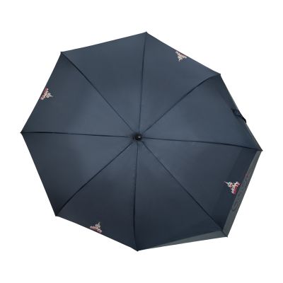 Зонт-трость  Gourji «Над Спасской башней» синий/серый-1