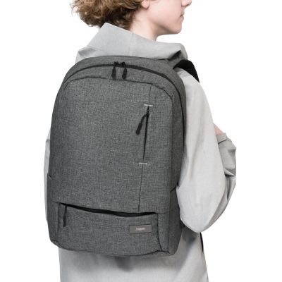 Рюкзак Migliores с USB разъемом, серый/бирюза-6