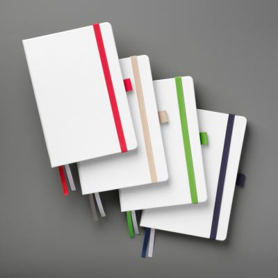 Ежедневник Arctic недатированный, белый/зеленый-12