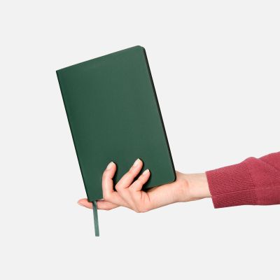 Ежедневник Latte soft touch недатированный, зеленый-10