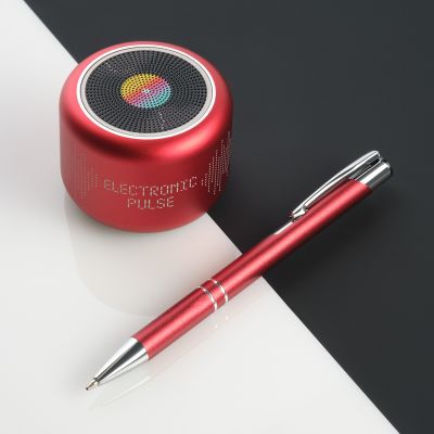 Беспроводная колонка Пэшн (Passion) 80dB 600 mAh (Bluetooth 5.4), красная-8