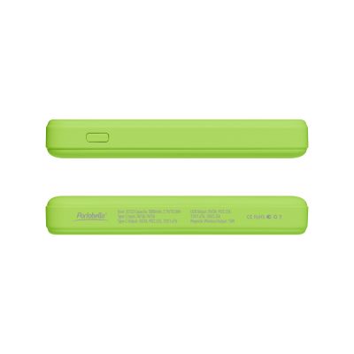 Внешний аккумулятор Largo PD 5000mAh с функцией беспроводной зарядки 15W, салатовый-5