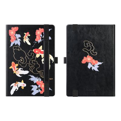 Ежедневник Galaxy недатированный, жесткая обложка, срез голограф. фольга, черный-10