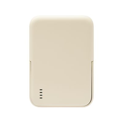 Внешний аккумулятор Юнион PD (Union PD) 10000mAh с функцией беспроводной зарядки 15W, бежевый-4