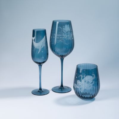 Бокал для вина Тоскана (Toscana), синий-12