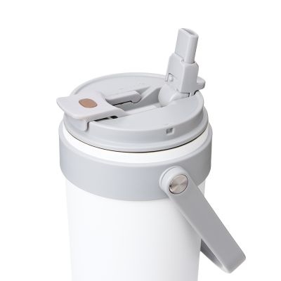 Термокружка вакуумная Solo, белая-6