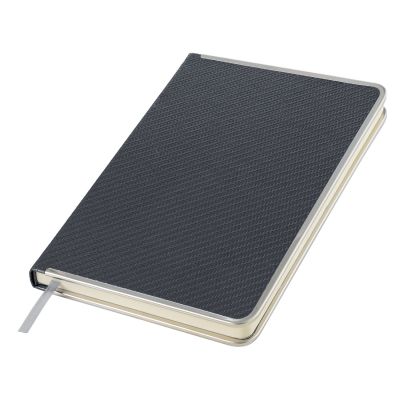 Ежедневник Carbon недатированный, серый-3