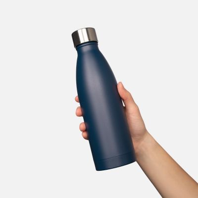 Термобутылка вакуумная герметичная Fresco, синяя-11