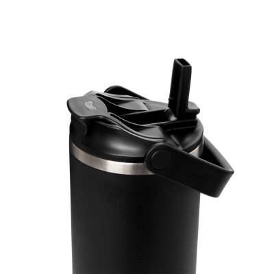 Термокружка вакуумная Montana, черный-5