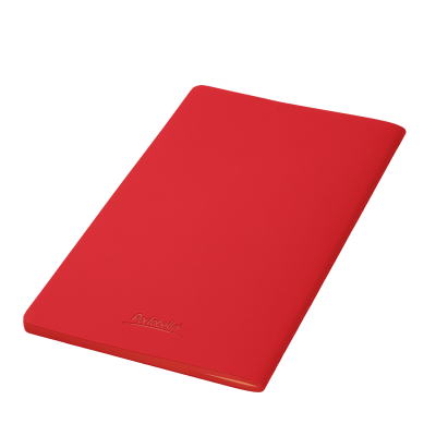 Блокнот Alpha slim, красный-4