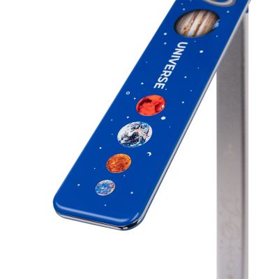 Настольная лампа c беспроводной зарядкой Lumos Ultramarine, синяя-8