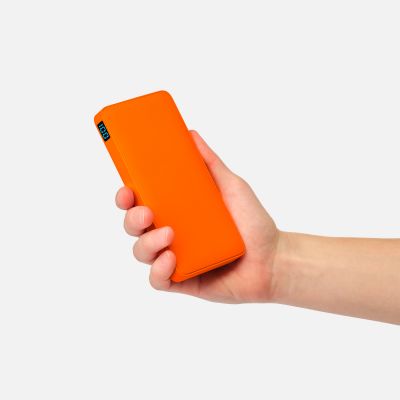 Внешний аккумулятор с подсветкой Анкор Плюс PD (Ancor PD Plus) 10000 mAh, оранжевый-7
