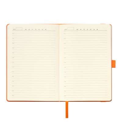 Ежедневник Alpha недатированный, оранжевый/оранжевый-8