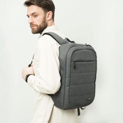 Рюкзак Eclipse с USB разъемом, серый-8