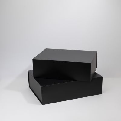 Подарочная коробка-трансформер большая, черная-6