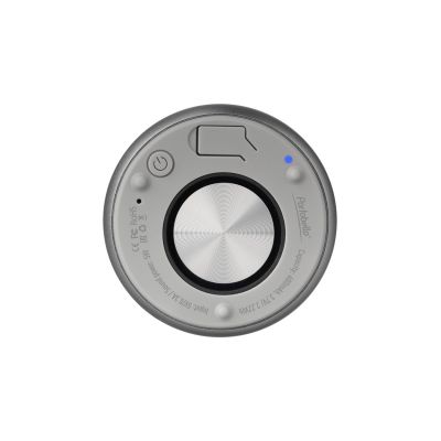 Беспроводная колонка Пэшн (Passion) 80dB 600 mAh (Bluetooth 5.0), серебряная-4