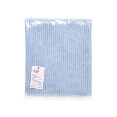 Шарф Forges вязаный, голубой-4