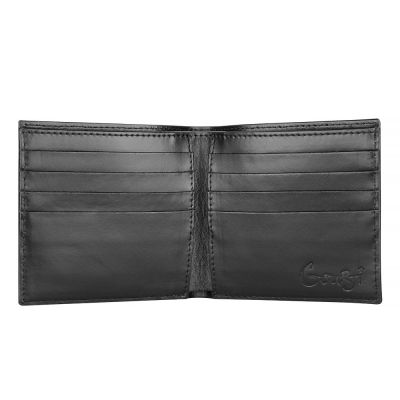 ПОРТМОНЕ ГОРИЗОНТАЛЬНОЕ 9,5х11 ЧЕРНОЕ КОЖА 