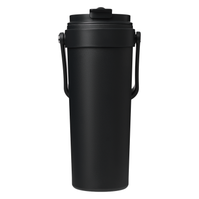 Термокружка вакуумная Соло (Solo), черная-0