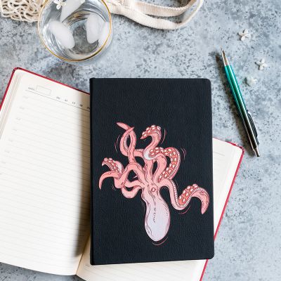 Ежедневник Marseille soft touch BtoBook недатированный, черный (без упаковки, без стикера)-5