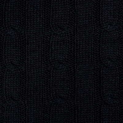 Плед Fado вязаный, темно-синий (без подарочной коробки)-4