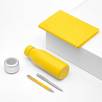 Шариковая ручка Альфа (Alpha), желтая-7