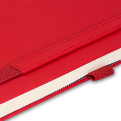 Ежедневник Portobello Trend, Alpha, недатированный, красный/серый (светлая резинка)-2