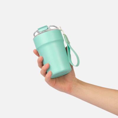 Термокружка вакуумная Monaco, аква-8