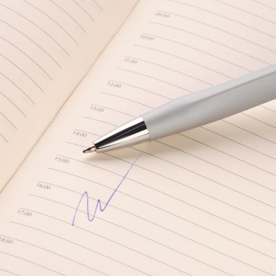 Шариковая ручка Пирамид Нео (Pyramid NEO), серебро-4