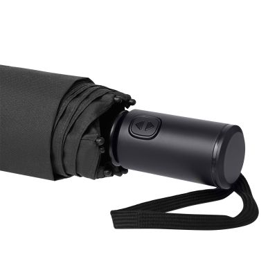 Зонт складной Пассат (Passat), черный-7