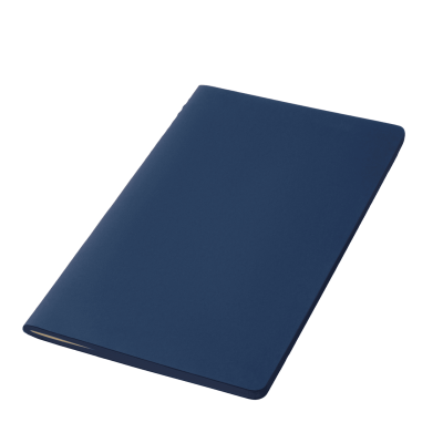 Блокнот Alpha slim, синий-3