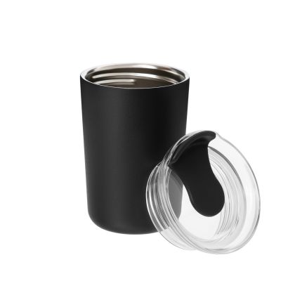 Термокружка вакуумная Strada, черная-4