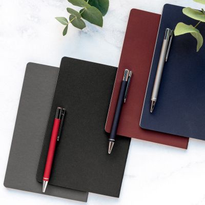 Блокнот Moon river slim, синий-8