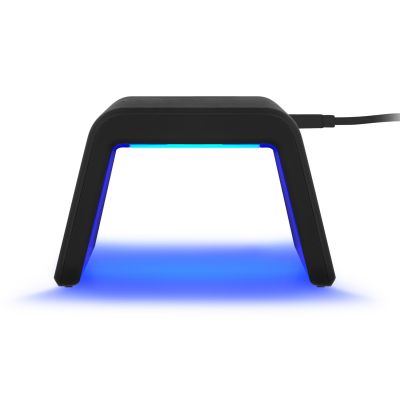 Зарядная станция с часами 15W Flame, черная-10