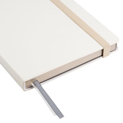 Ежедневник Arctic недатированный, белый/платина-4