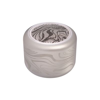 Беспроводная колонка Пэшн (Passion) 80dB 600 mAh (Bluetooth 5.0), серебряная-11