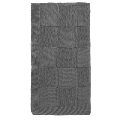 Плед Селла (Cella) вязаный, серый (без подарочной коробки)-2