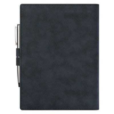 Ежедневник-портфолио Clip NEO недатированный в подарочной коробке, синий (в комплекте ручка Sonata BP серебро)-4