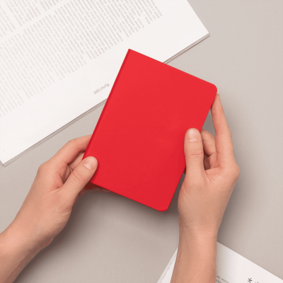 Ежедневник Spark mini A6 недатированный, красный-13