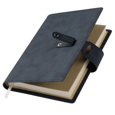 Ежедневник-портфолио Passage NEO недатированный в подарочной коробке, синий-0