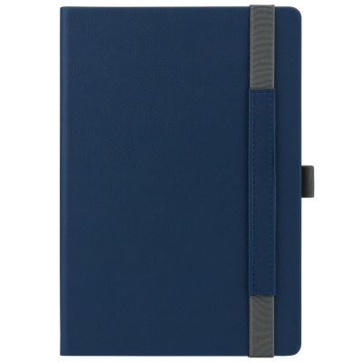 Ежедневник Marseille soft touch недатированный, синий-1