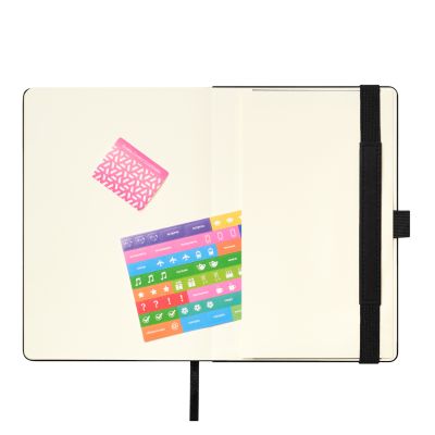 Ежедневник Альфа (Alpha) недатированный, черный/бежевый-9