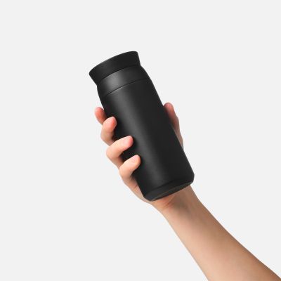 Термобутылка вакуумная герметичная Grace, черная-6