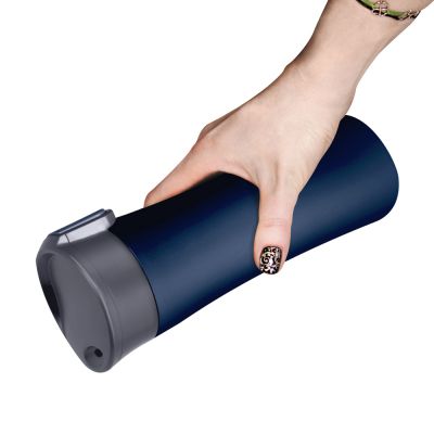 Термокружка вакуумная герметичная Baleo, синяя-4