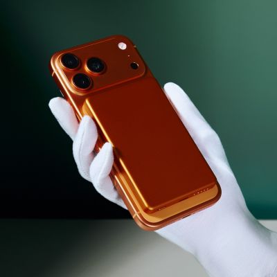 Внешний аккумулятор Атлантис (Atlantis) PD 5000mAh с функцией беспроводной зарядки 15W, оранжевый-12