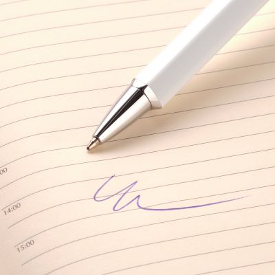 Шариковая ручка Penta, белая-5